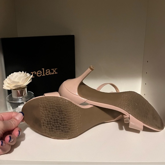 Nordstrom BP Luminate Open Toe Sandal Heels - Picture 3 of 6